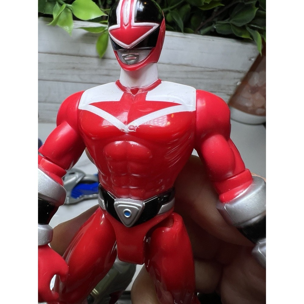 Power Rangers Time Force Deluxe Blue Mega Battle Ranger Figure - Picture 4 of 9